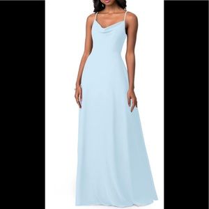 Azazie Daenerys Dress in Sky Blue